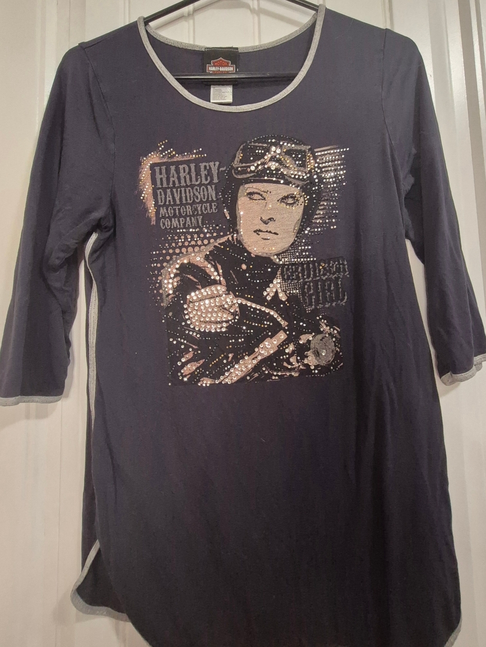 Womens Harley-Davidson Cruiser Girl T Shirt Size Medium